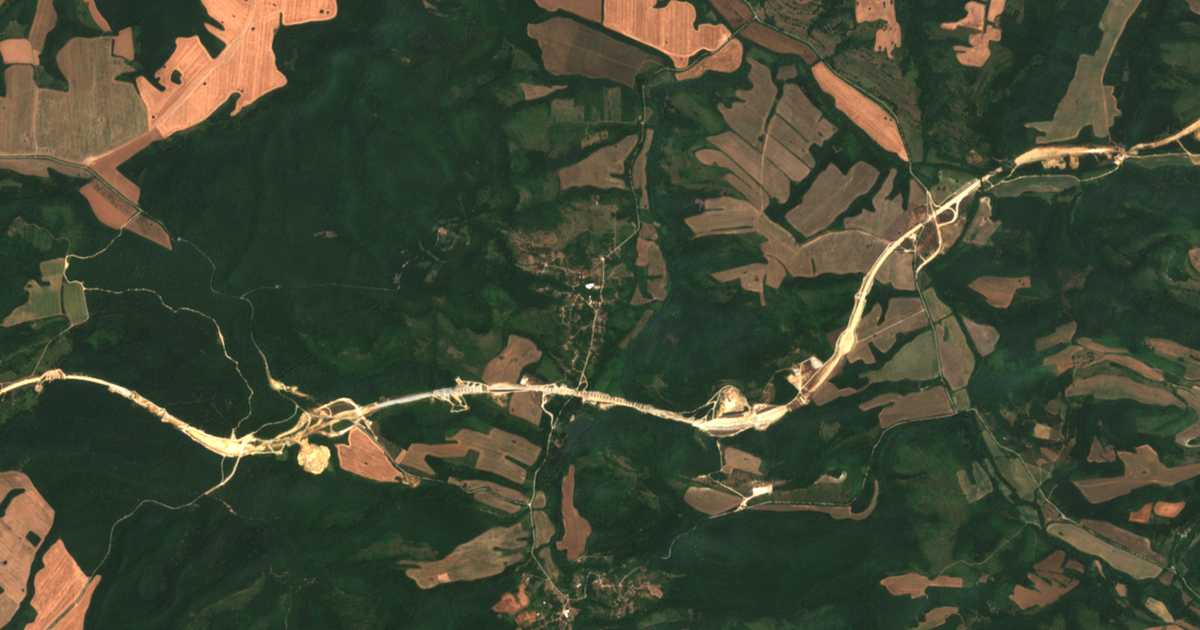 Carte satellite de Kalenik
