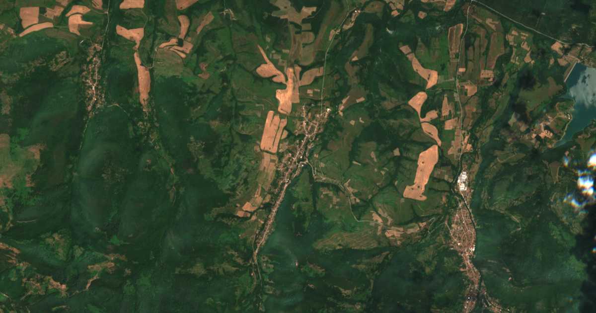 Carte satellite de Kirchevo
