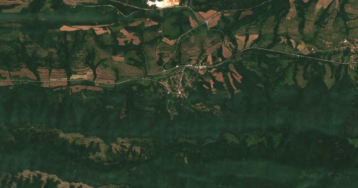 Carte satellite de Mikre