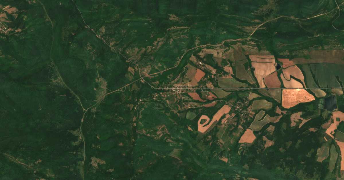 Carte satellite de Batulci