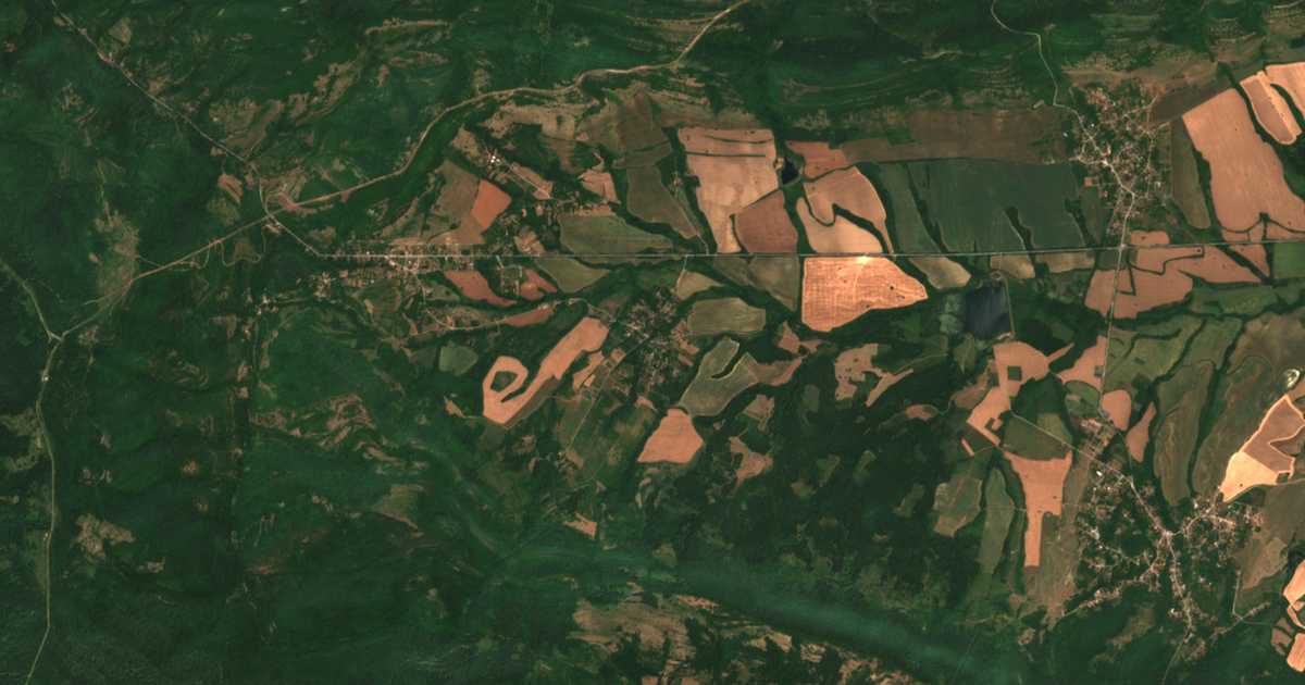 Carte satellite de Dabravata