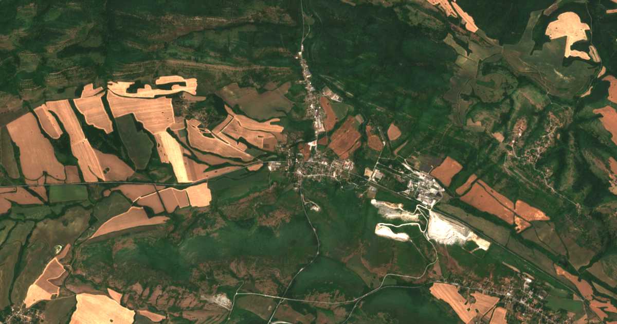 Carte satellite de Zlatna Panega