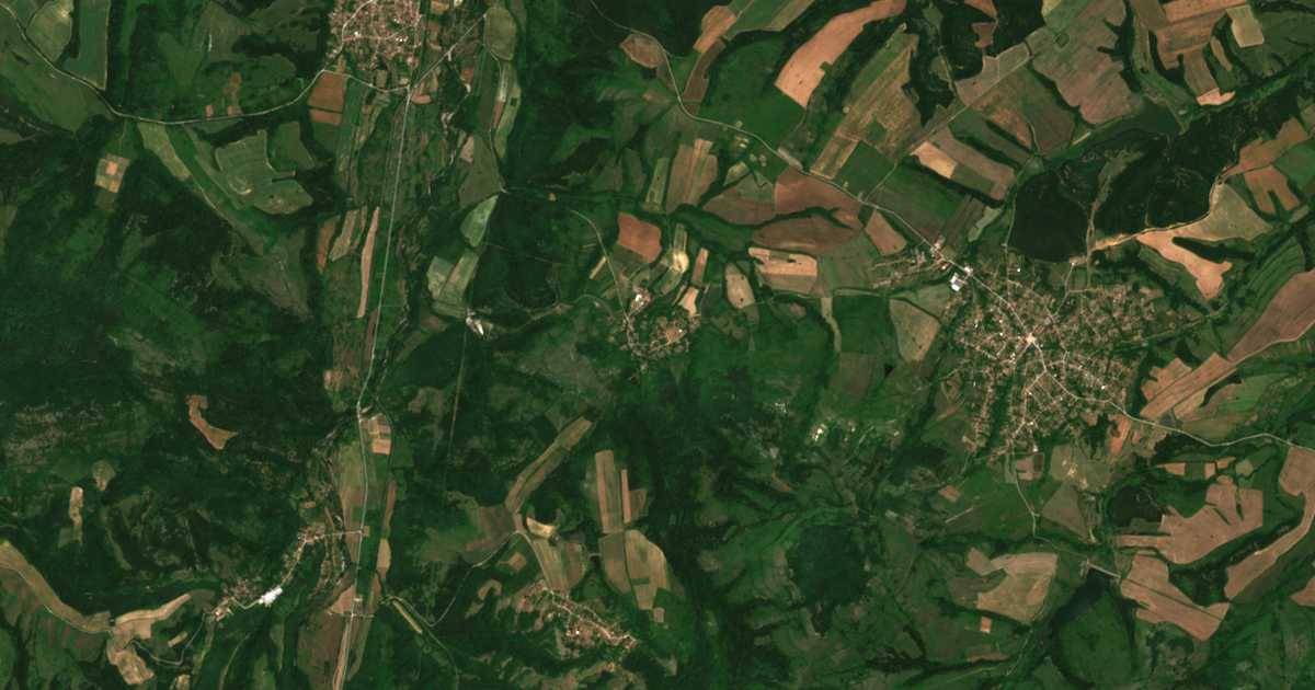 Carte satellite de Balyuvitsa