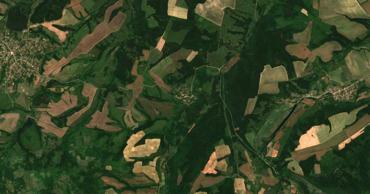 Carte satellite de Parlichevo