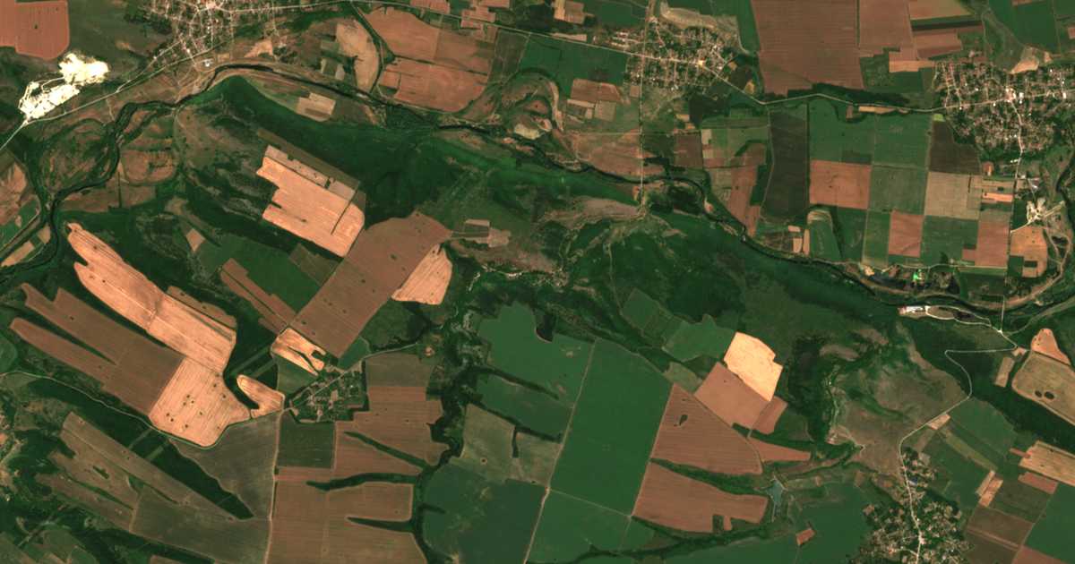 Carte satellite de Beli breg