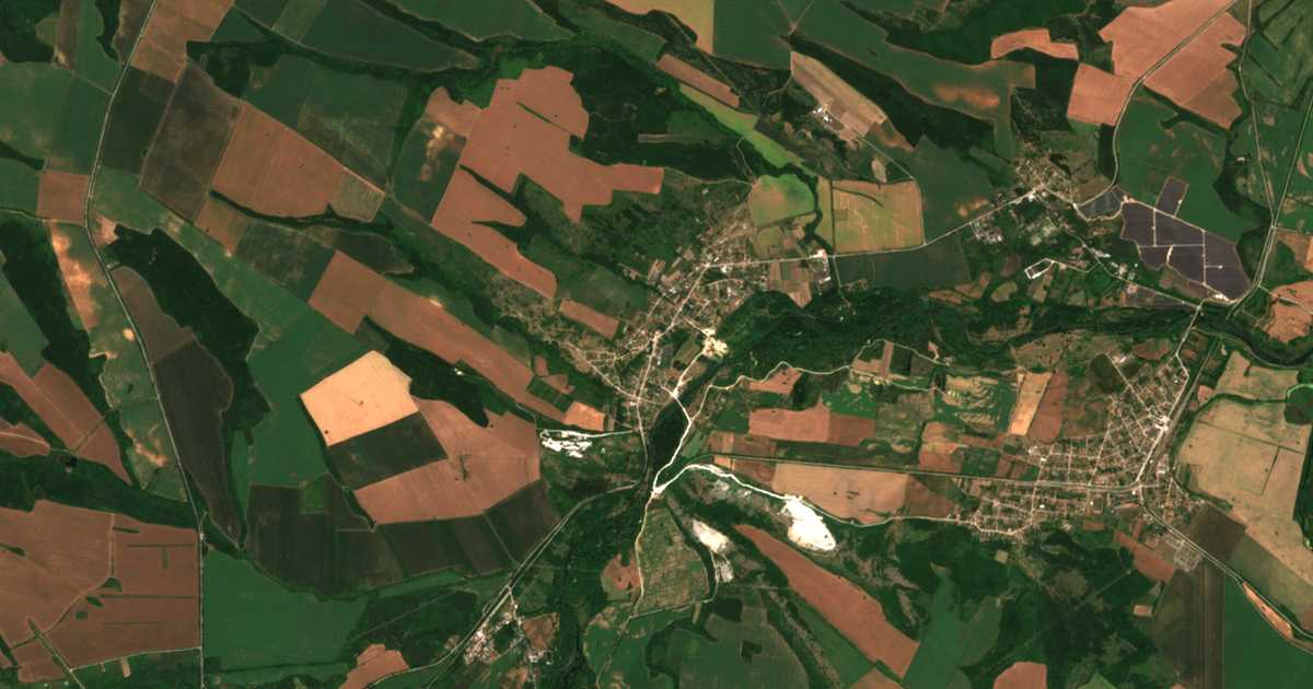 Carte satellite de Erden