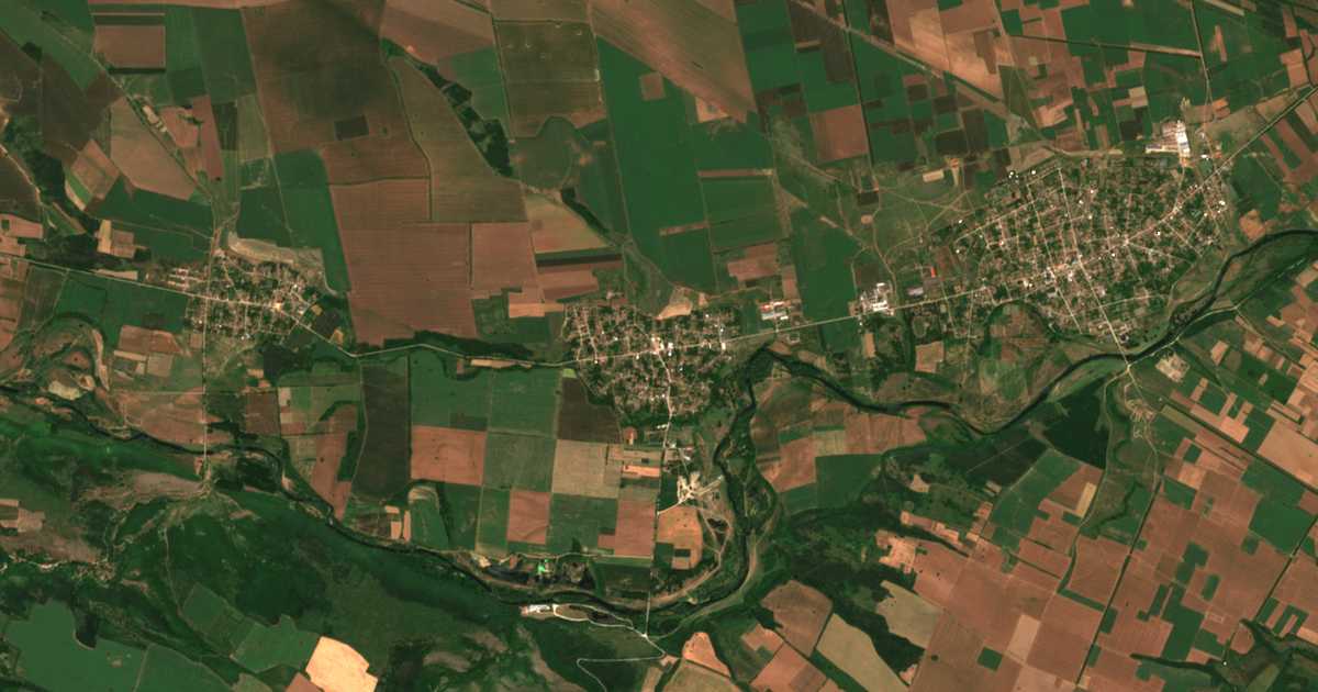 Carte satellite de Gromshin