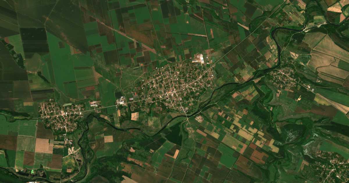 Carte satellite de Lehchevo