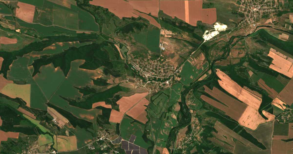 Carte satellite de Marchevo