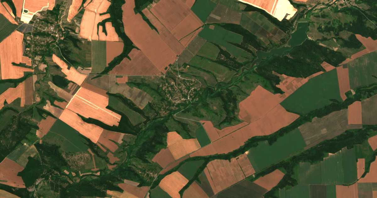 Carte satellite de Bukovets