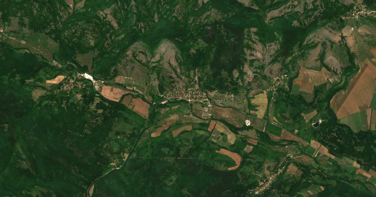 Carte satellite de Belimel