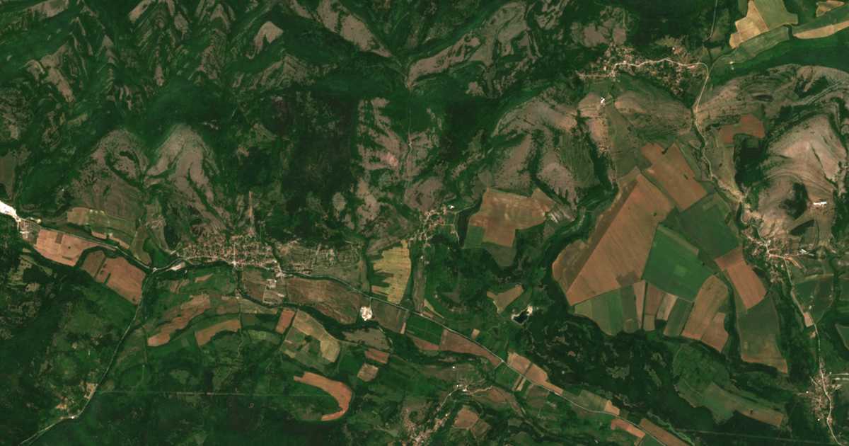 Carte satellite de Chelyustnitsa