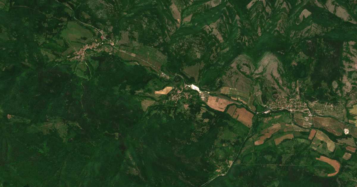 Carte satellite de Mitrovtsi
