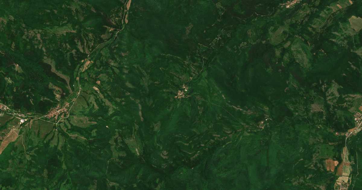 Carte satellite de Ravna