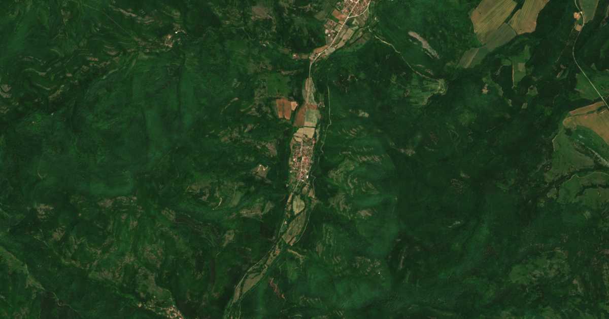 Carte satellite de Melyane