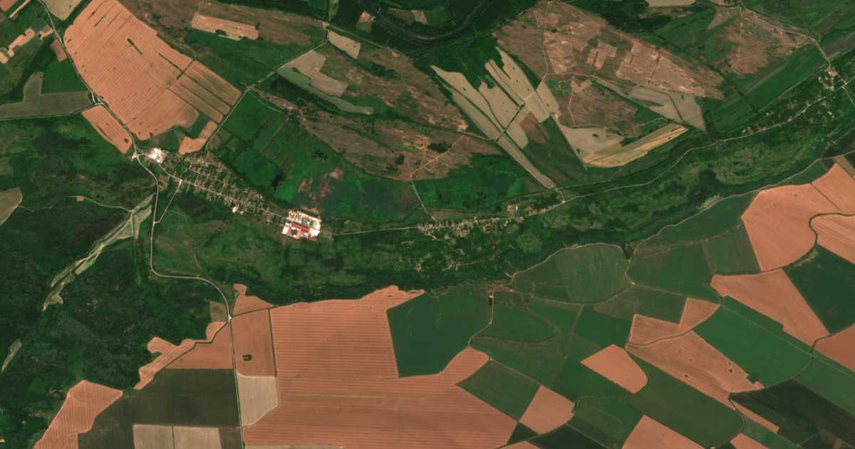 Carte satellite de Slivata