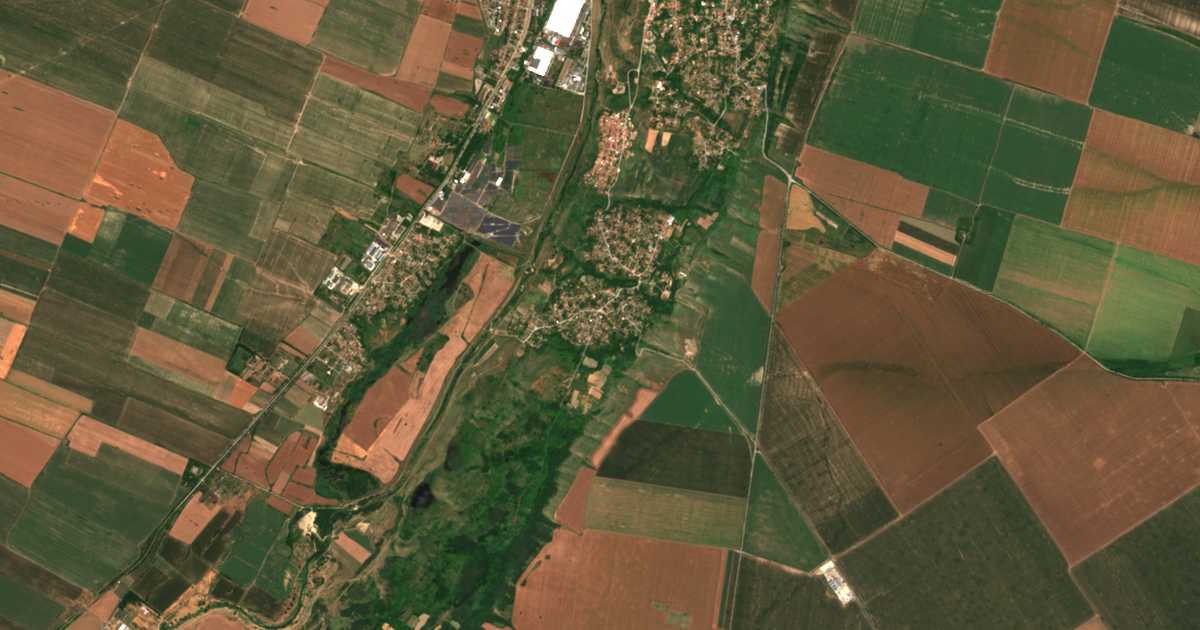 Carte satellite de Zamfir