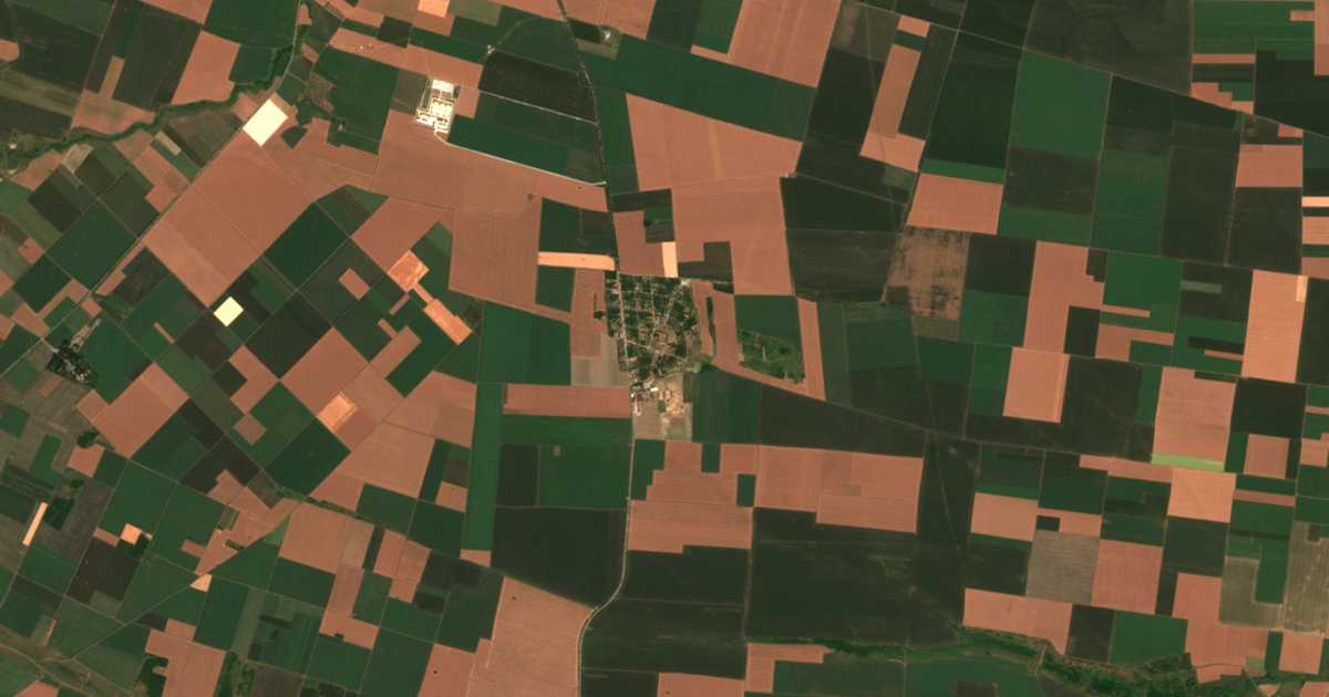 Carte satellite de Pishurka