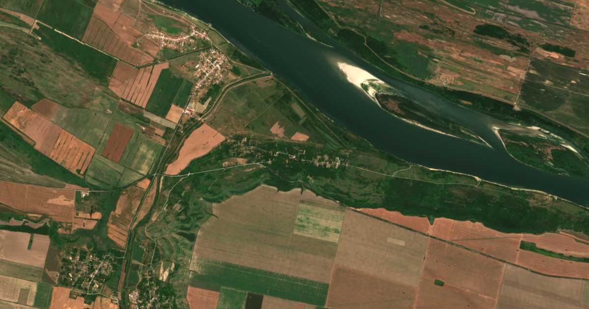 Carte satellite de Gorni Tsibar