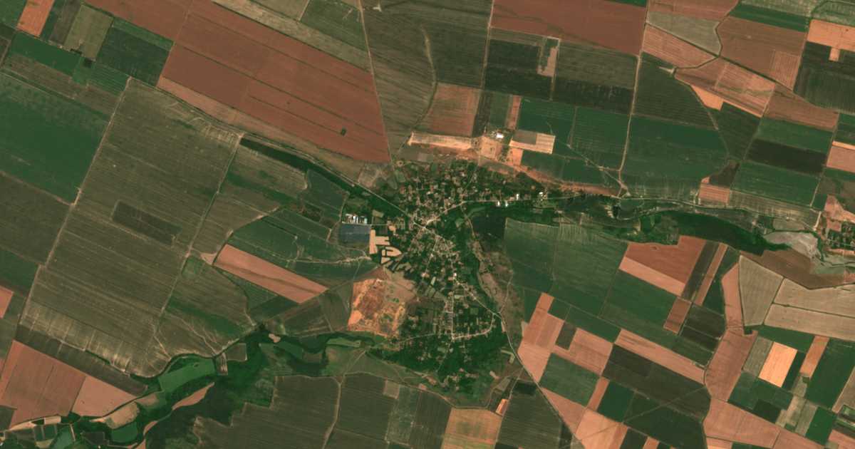 Carte satellite de Mokresh