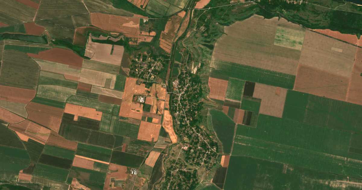 Carte satellite de Zlatia