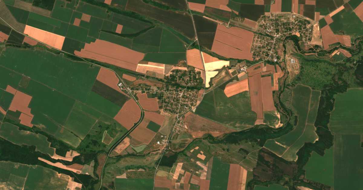Carte satellite de Dolno Tserovene