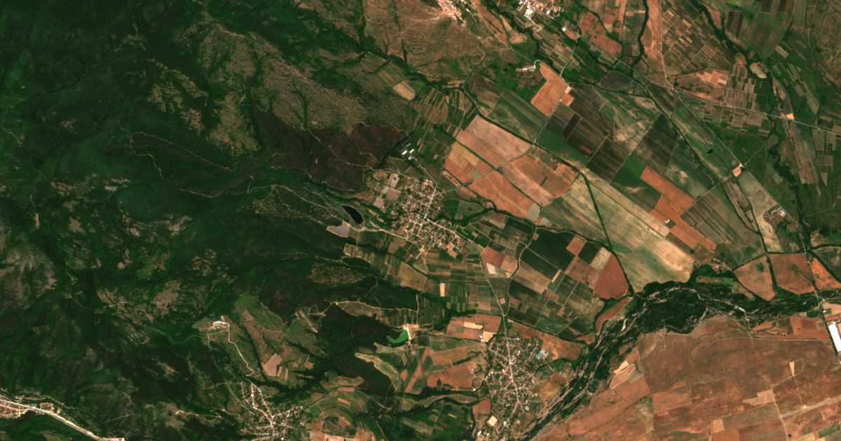 Carte satellite de Akandžievo
