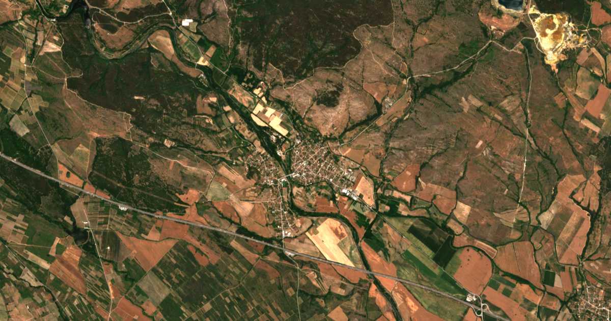 Carte satellite de Kalugerovo