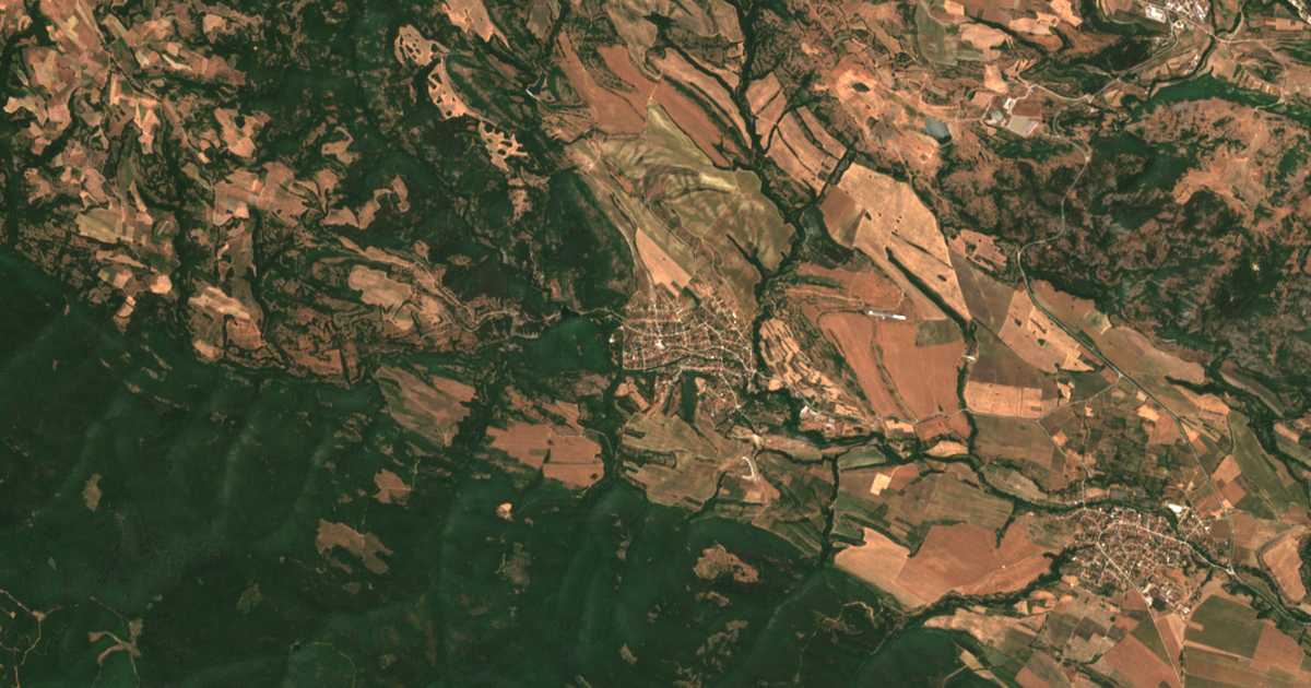 Carte satellite de Banja