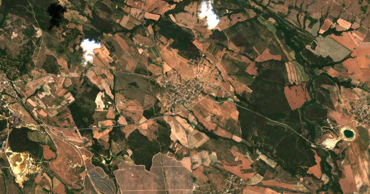 Carte satellite de Levski