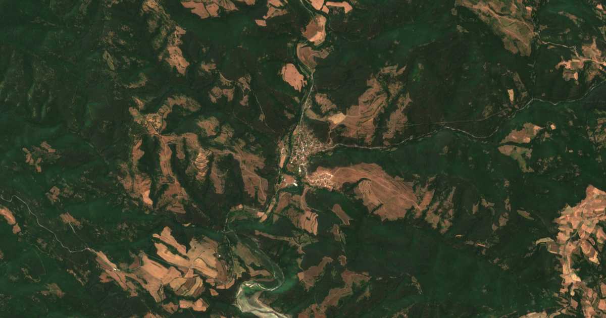 Carte satellite de Poibrene