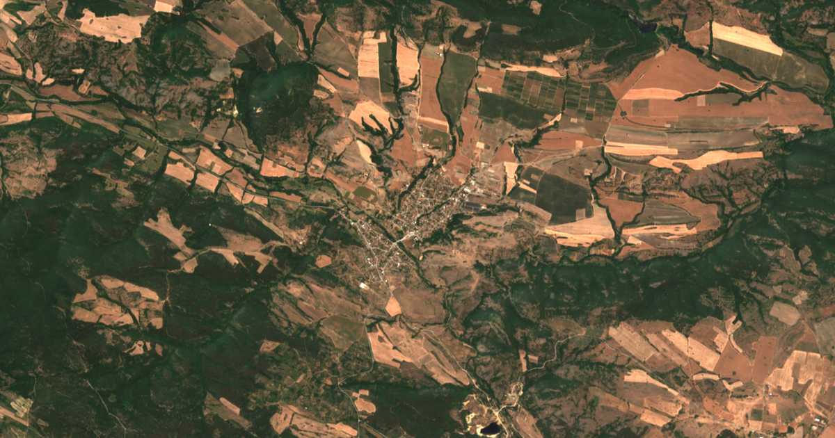 Carte satellite de Popintsi