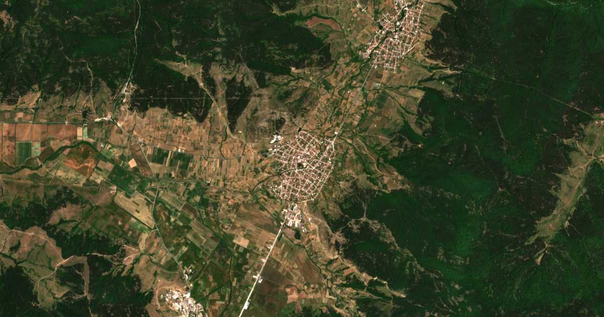 Carte satellite de Kostandovo