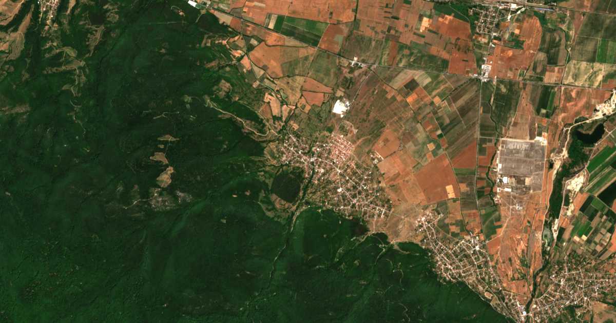 Carte satellite de Semchinovo