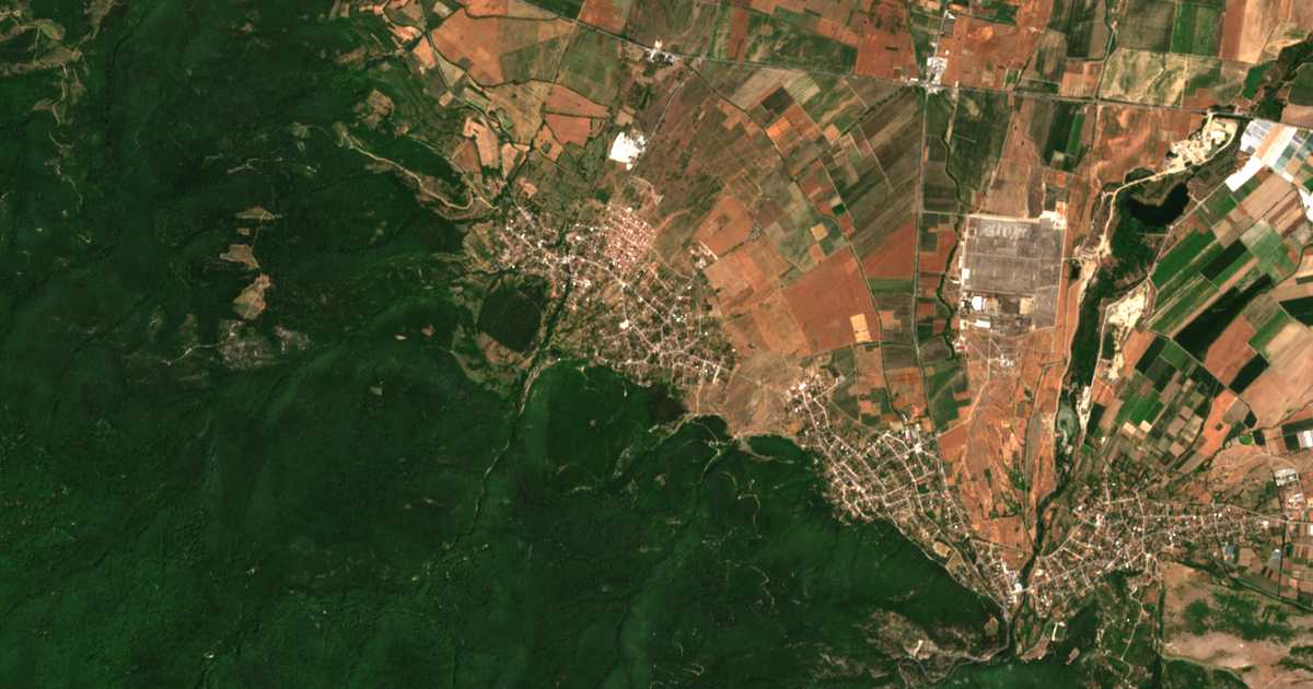 Carte satellite de Simeonovets