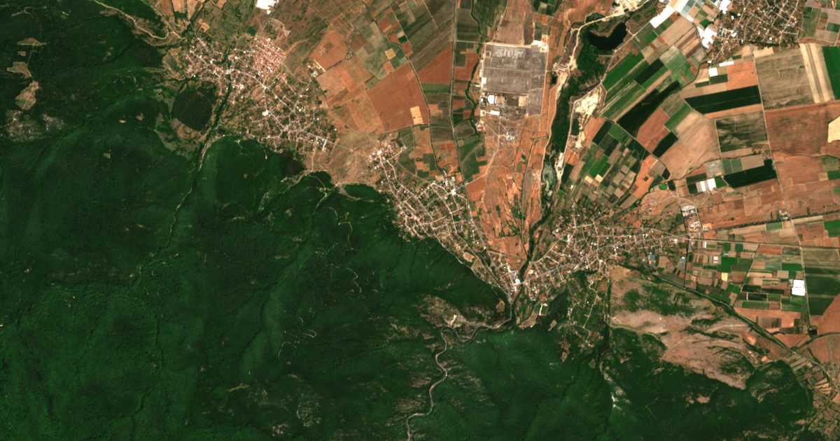 Carte satellite de Varvara