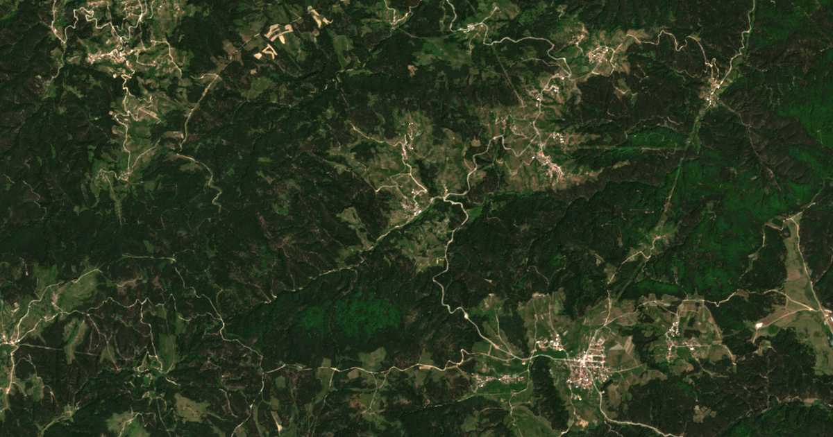 Carte satellite de Cholakova