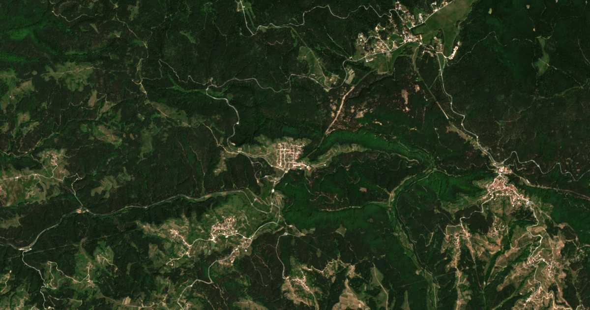 Carte satellite de Pashovi