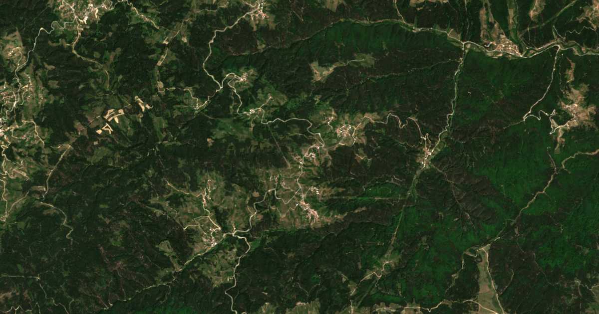 Carte satellite de Vranentsi