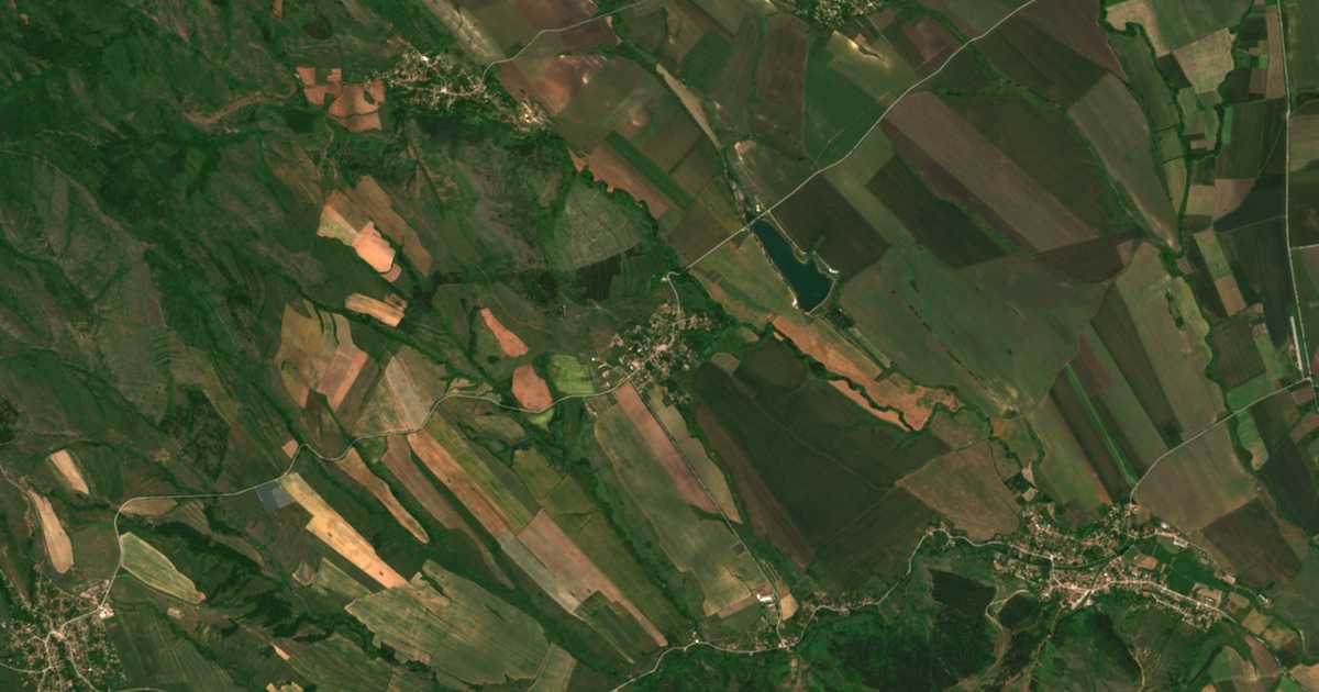 Carte satellite de Begunovci