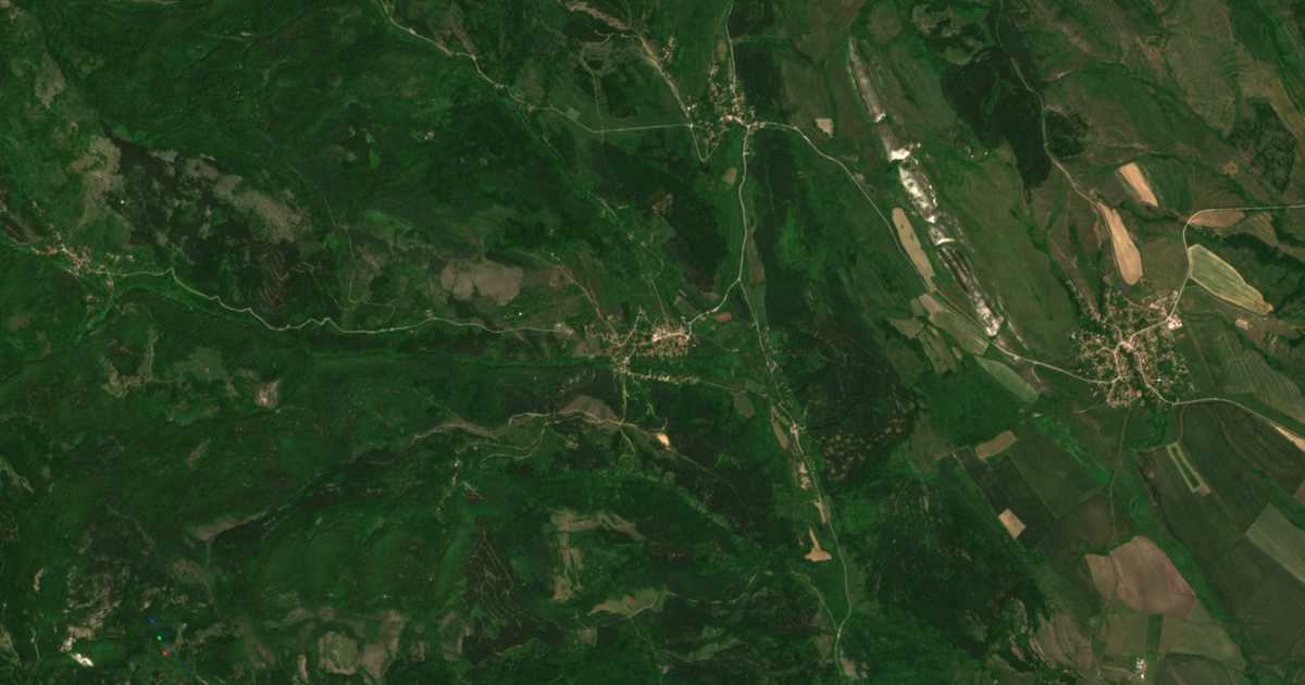 Carte satellite de Dolna Sekirna