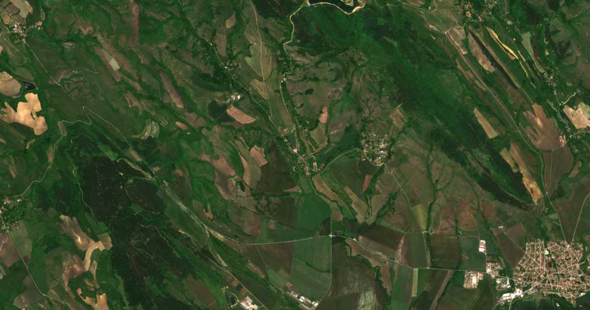 Carte satellite de Garlo