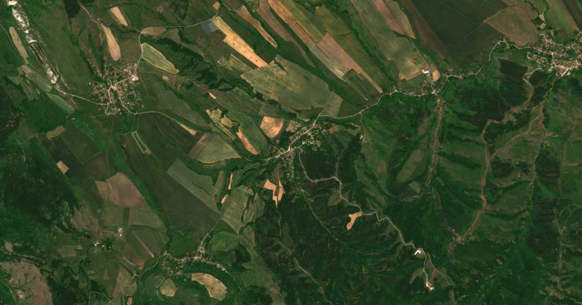 Carte satellite de Giginci