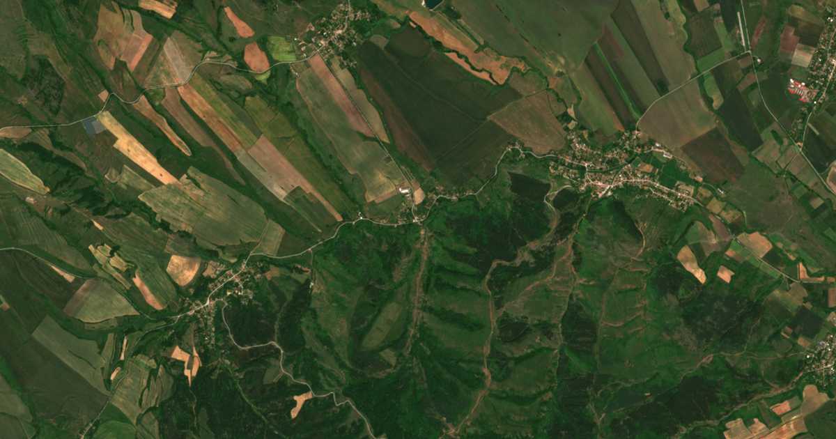 Carte satellite de Nepraznentsi