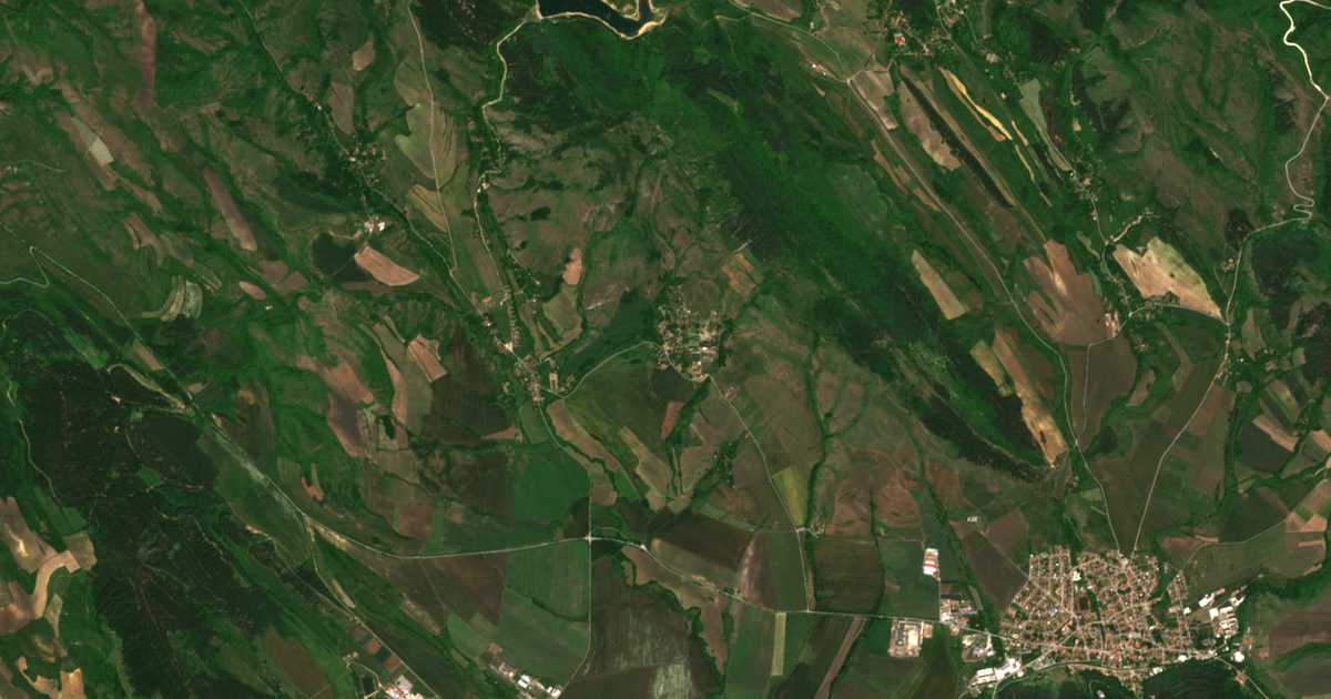 Carte satellite de Vidrica