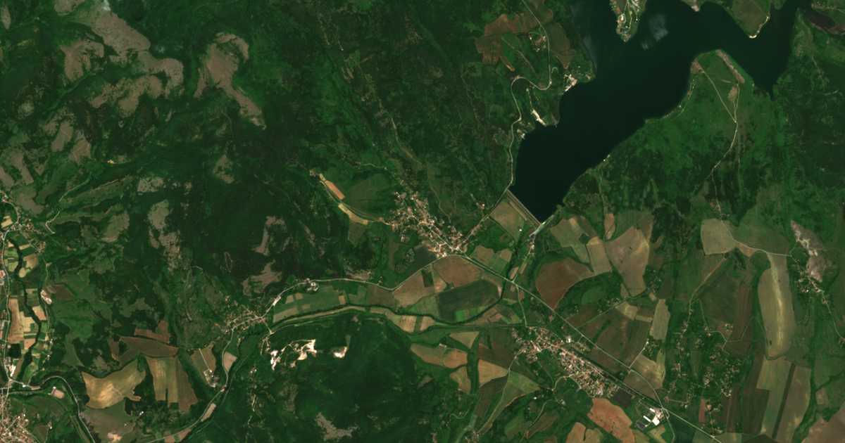 Carte satellite de Lobosh