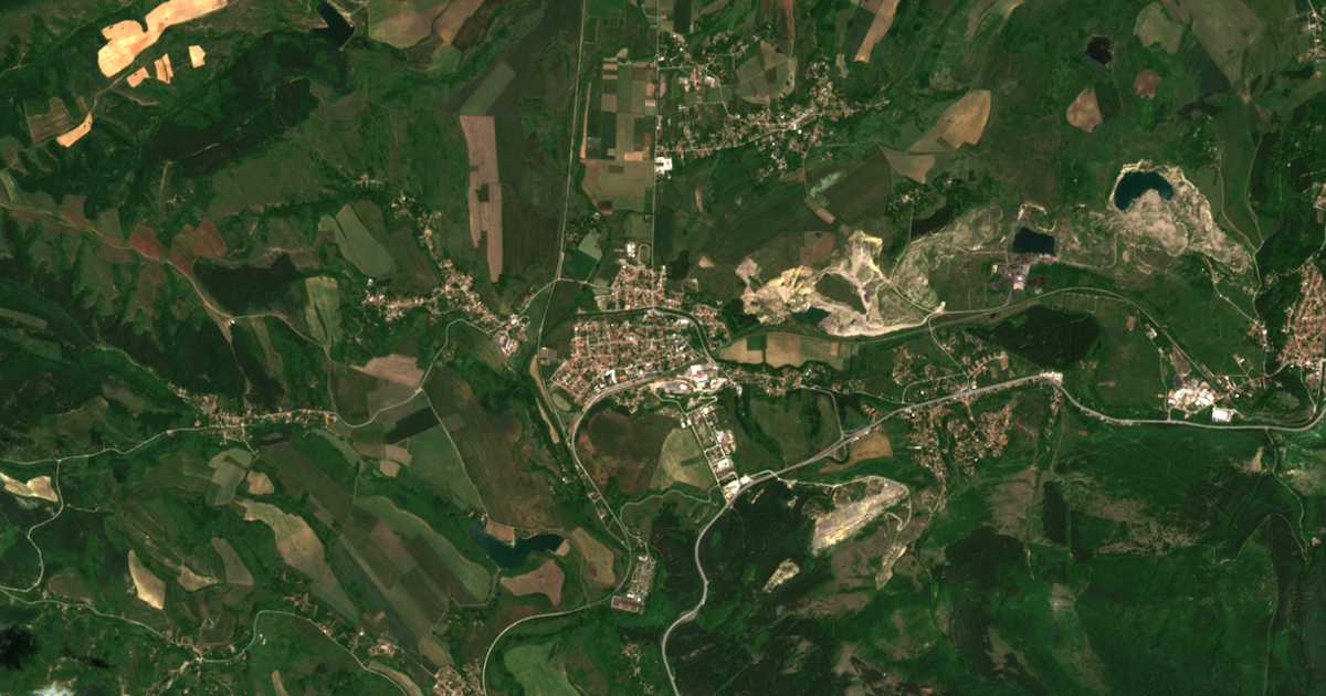Carte satellite de Batanovci