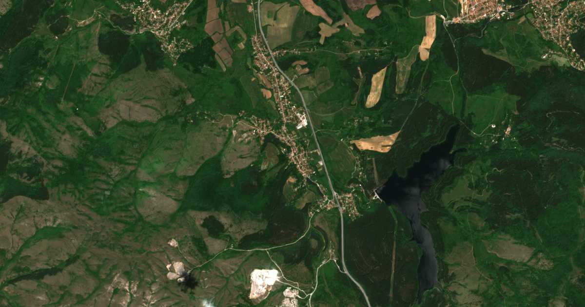 Carte satellite de Studena