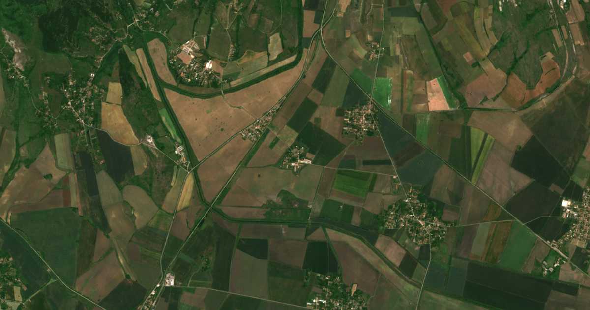 Carte satellite de Belanica