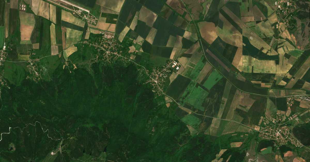 Carte satellite de Chukovets